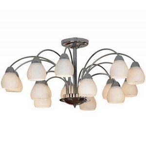 Изображение товара Большая потолочная люстра IP21 Lussole Loft Apiro GRLSF-2403-15 шарики