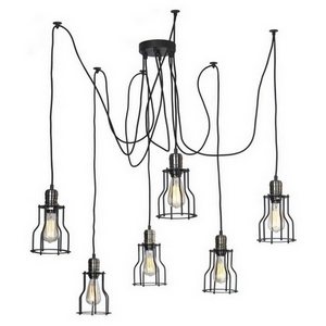 Изображение товара Подвесная люстра IP21 паук Lussole Loft Shirley GRLSP-9310