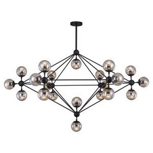 Изображение товара Большая потолочная люстра молекулы IP21 Lussole Loft Hartwell LSP-8166