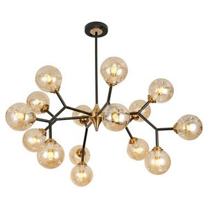 Изображение товара Большая потолочная люстра молекулы IP21 Lussole Loft Astoria LSP-8309