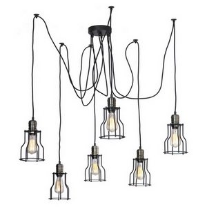 Изображение товара Подвесной светильник паук Lussole Loft Shirley LSP-9310