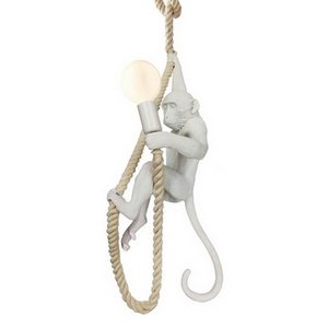 Изображение товара Подвесной светильник с обезьяной Lussole Loft Hicksville LSP-9993 с животными
