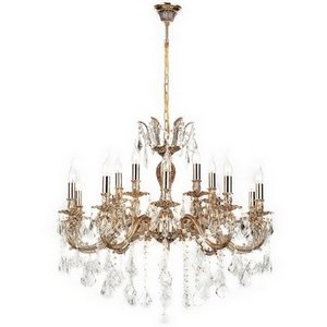 Изображение товара Большая люстра 122.10.5 coffe Lucia Tucci Barletta gold подсвечник