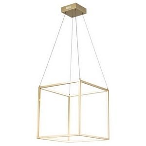 Изображение товара Подвесной светильник светодиодный 3350.440 Lucia Tucci Exo gold форма куба