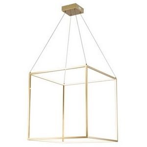 Изображение товара Подвесной светильник светодиодный 3350.640 Lucia Tucci Exo gold форма куба