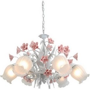 Изображение товара Подвесная люстра муранское стекло di 106.6 Lucia Tucci Fiori Rose с розой