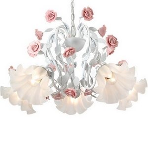 Изображение товара Подвесная люстра муранское стекло di 111.5 Lucia Tucci Fiori Rose с розой