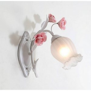 Изображение товара Бра муранское стекло di W106.1 Lucia Tucci Fiori Rose с розой