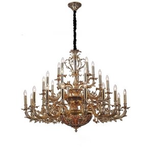 Изображение товара Большая люстра 1780.30.3 Lucia Tucci Firenze antique gold подсвечник