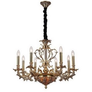 Изображение товара Подвесная люстра 1780.8.2 Lucia Tucci Firenze antique gold подсвечник