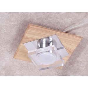 Изображение товара Потолочный светильник квадратный энергосберегающий бук 073.1 Lucia Tucci Natura Led