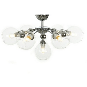 Изображение товара Потолочная люстра молекулы LDC 8040-7 CHR+PR Lumina Deco