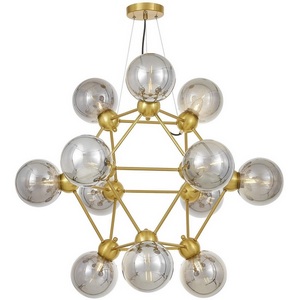 Изображение товара Подвесной светильник молекулы Lumina Deco Zodiak LDP 160N-12 MD+GY