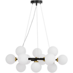 Изображение товара Подвесной светильник молекулы Lumina Deco Marsiada LDP 6033-15 BK+MD