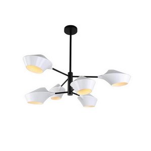 Изображение товара Потолочная люстра LDP 6037-6 WT+BK Lumina Deco Romina