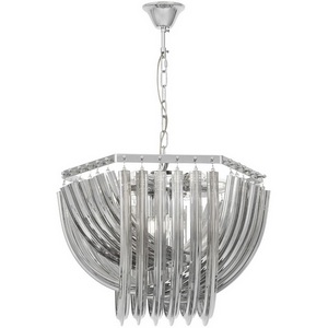 Изображение товара Подвесная люстра Lumina Deco Boscone LDP 7044-550 CHR+GY