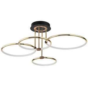 Изображение товара Люстра с пультом для led потолочная Lumion Ursula 5283/96CL LEDIO золотой, коричневый LED 96W 4546Лм 3000-6000K с пультом ДУ 220V