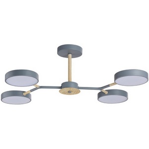 Изображение товара Потолочная люстра на штанге Lumion 5651/72CL серый, дерево Brad LED 72W 3000-6000K 3253Лм 220V