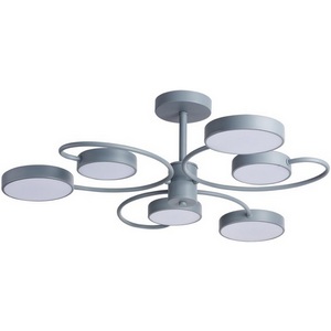 Изображение товара Потолочная люстра на штанге Lumion Evin 5656/90CL серый LED 90W 3000-6000K 3606Лм 220V