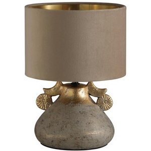 Изображение товара Настольная лампа высотой 30 см Lumion Junia 5668/1T серый, коричневый E27 40W 220V