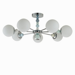 Изображение товара Потолочная люстра на штанге Lumion Sunday 6525/7C хром E14 7*40W 220V шарики