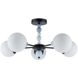 Изображение товара Потолочная люстра на штанге Lumion Sunday 6526/5C черный E14 5*40W 220V шарики