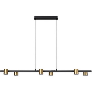 Изображение товара Подвесной светильник с пультом Lumion Flint 6532/40L черный, латунь LED 40W 3000-6000K 1357Лм 220V