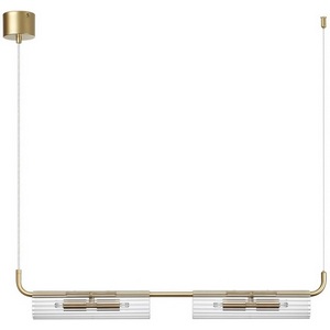 Изображение товара Подвесной светильник Lumion Toronto 6560/4 золотой/прозрачный/металл/стекло G9 4*20W 220V