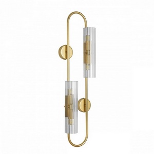 Изображение товара Бра Lumion Toronto 6560/4W золотой/прозрачный, металл/стекло G9 4*20W 220V