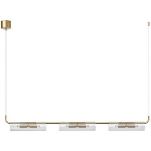 Изображение товара Подвесной светильник Lumion Toronto 6560/6 золотой/прозрачный/металл/стекло G9 6*20W 220V