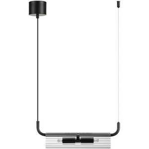 Изображение товара Подвесной светильник Lumion Toronto 6561/2 черный/прозрачный/металл/стекло G9 2*20W 220V