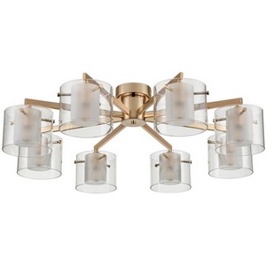 Изображение товара Потолочная люстра на штанге Lumion Verdi 6587/8C золото/прозрачный, металл/стекло E14 8*40W 220V