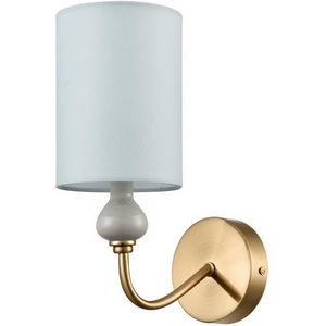 Изображение товара Бра Lumion Anri 6590/1W латунь/мятный зеленый, металл, керамика/текстиль E14 1*40W 220V