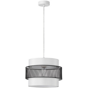 Изображение товара Подвесной светильник Lumion Animaisa 8002/1A белый, черный металл/металл, текстиль Е27 60W 220V