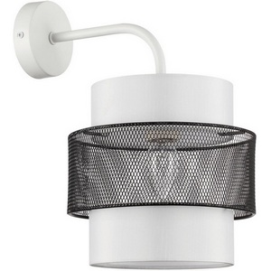 Изображение товара Бра Lumion Animaisa 8002/1W белый, черный металл/металл, текстиль Е27 60W 220V