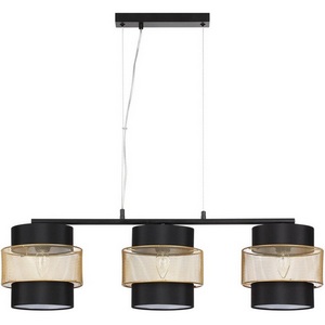 Изображение товара Подвесной светильник Lumion Animaisa 8003/3A черный/черный, золотой металл/металл, текстиль Е27 3*60W 220V