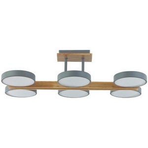 Изображение товара Потолочная люстра на штанге Lumion Plato 8031/108CL серый, дерево/металл, акрил LED 108W 3000-6000К 220V