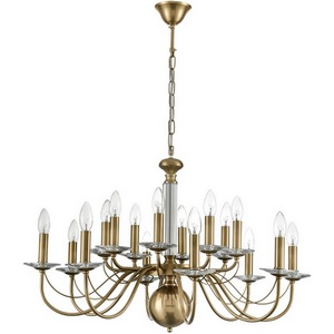 Изображение товара Подвесная люстра Lumion Incanto 8033/16 медь, металл/стекло Е14 16*40W 220V подсвечник