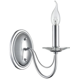 Изображение товара Бра Lumion Incanto 8034/1W металл/стекло, хром/прозрачный E14 1*40W 220V подсвечник