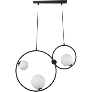 Изображение товара Подвесной светильник Lumion Ornato 8035/3 8035/3 черный/белый, металл/стекло G9 3*35W 220V шарики