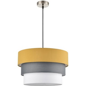 Изображение товара Подвесной светильник Lumion Ilaida 8038/3 никель/желтый/серый/белый, металл/текстиль Е27 3*60W 220V