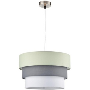Изображение товара Подвесной светильник Lumion Ilaida 8039/3 никель/мятный/серый/белый, металл/текстиль Е27 3*60W 220V