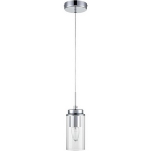 Изображение товара Подвесной светильник Lumion Isha 8102/1A хром/прозрачный металл/металл Е14 1*40W 220V