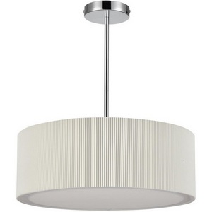 Изображение товара Потолочная люстра на штанге Lumion Zigrisa 8110/5 хром/белый, металл/текстиль E14 5*40W 220V