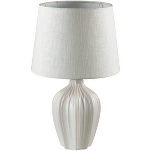 Изображение товара Настольная лампа Lumion Sona 8120/1T белый, керамика/текстиль E27 1*60W 220V