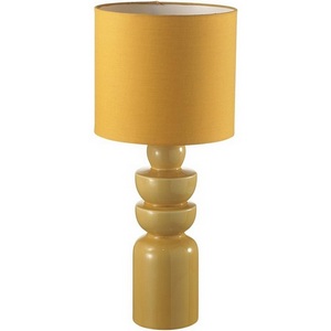 Изображение товара Настольная лампа Lumion Segi 8130/1T желтый, керамика/текстиль E27 1*60W 220V
