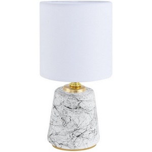 Изображение товара Настольная лампа Lumion Giata 8169/1T белый/серый керамика/текстиль E14 1*40W 220V