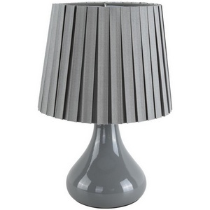 Изображение товара Настольная лампа Lumion Naina 8184/1T серый, керамика/текстиль E14 1*40W 220V