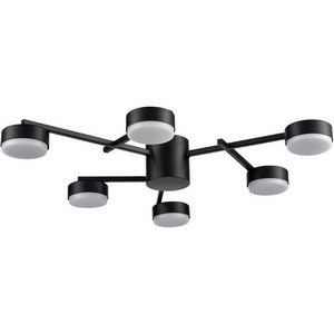 Изображение товара Люстра led с матовой черной арматурой Lumion Dabra 8186/6C черный, металл LED GX53 6*7W 220V