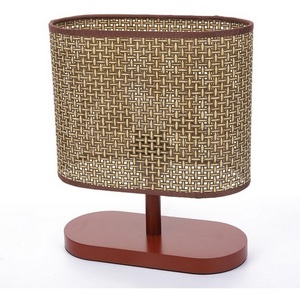 Изображение товара Настольная лампа Lumion Maderana 8202/1T кофейный/коричневый, дерево/текстиль E27 1*60W 220V